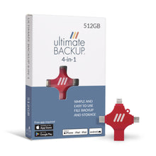 Load image into Gallery viewer, Ultimate Backup 4-in-1 512GB