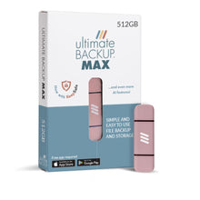 Load image into Gallery viewer, Ultimate Backup MAX 512GB - Includes KeepSafe / "2nd Backup" option ....and more AI features!