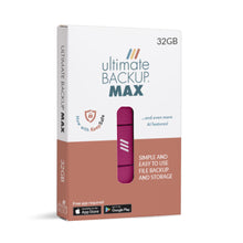 Load image into Gallery viewer, Ultimate Backup MAX 32GB - Includes KeepSafe / "2nd Backup" option ....and more AI features!
