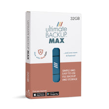 Load image into Gallery viewer, Ultimate Backup MAX 32GB - Includes KeepSafe / "2nd Backup" option ....and more AI features!
