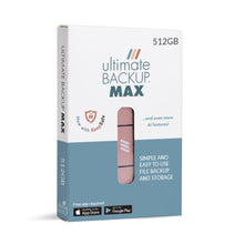 Load image into Gallery viewer, Ultimate Backup MAX 512GB - Includes KeepSafe / "2nd Backup" option ....and more AI features!
