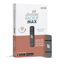 Load image into Gallery viewer, Ultimate Backup MAX 32GB - Includes KeepSafe / "2nd Backup" option ....and more AI features!
