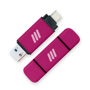 Ultimate Backup MAX 256GB Berry + Black Case