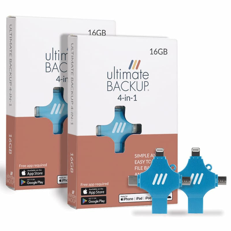 Ultimate Backup 4-in-1 16GB Blue 2-Pack Sale